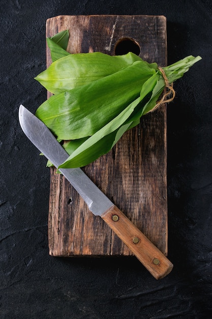 Bunch of fresh ramson