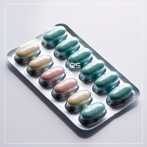 a bunch of green pills with the letters g on them