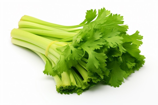 a bunch of green vegetables on a white surface