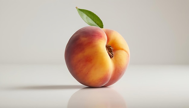 a bunch of peaches are stacked together with one of them labeled peach Peach Isolated On White Bac