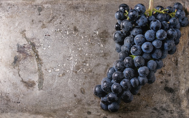 Bunch of red grapes