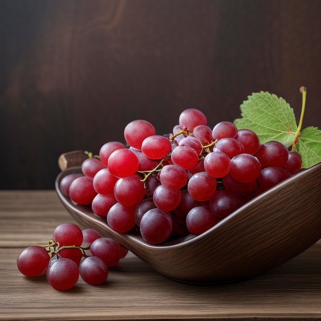 Bunch of red purple and white grapes