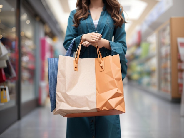 bunch shopping bags isolated with texture and water color on black Friday