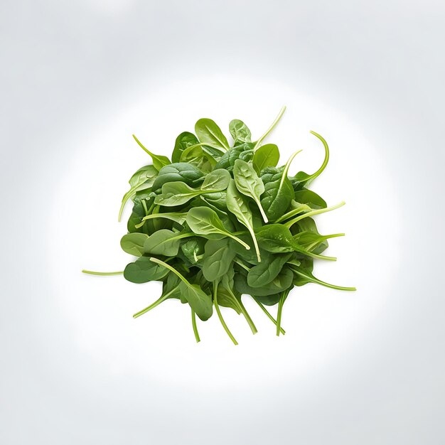 a bunch of spinach leaves that are on a table