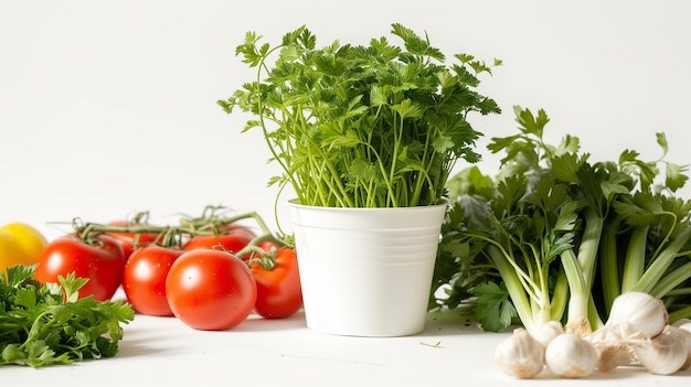 a bunch of vegetables that are on a table