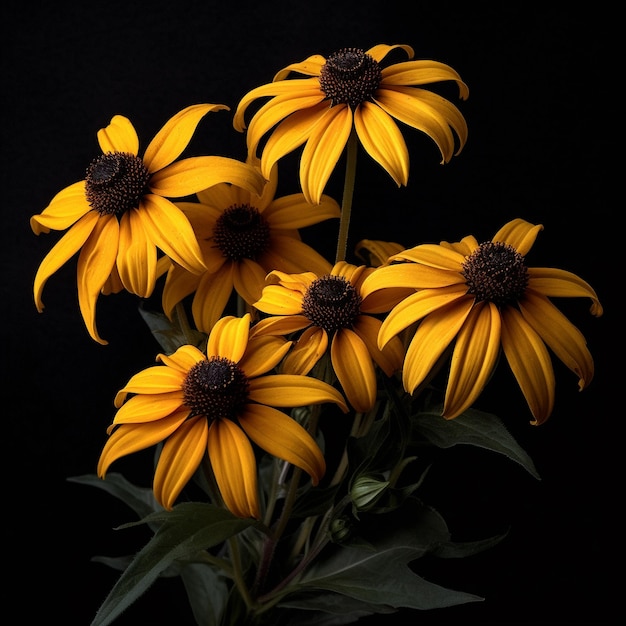 a bunch of yellow flowers with the words " sunflower " on the bottom.