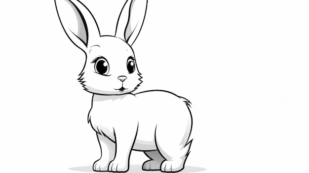 Bunny clipart cartoon vector