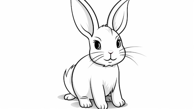 Bunny clipart cartoon vector