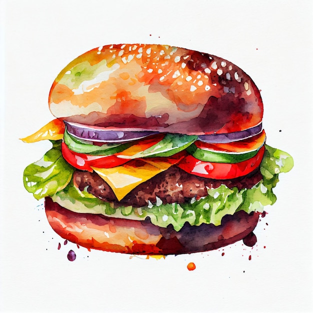 a burger