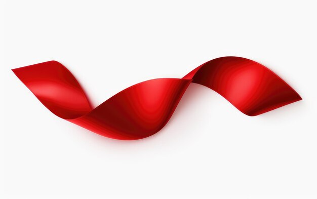 Photo burgundy red ribbon beautifies gift wrapping on a white or clear surface png transparent background