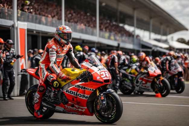 BURIRAM THAILAND OCTOBER 72018 Marc Marquez of Spain and Repsol Honda Team celebrates the victor