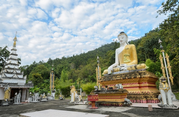 Burmese seated Buddha image in Thailand