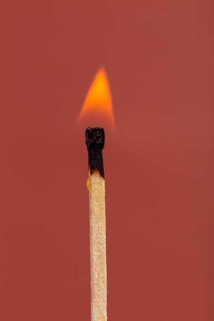 Photo burning match