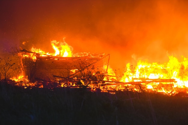 Burning of the stone house fire and concept of emergencies