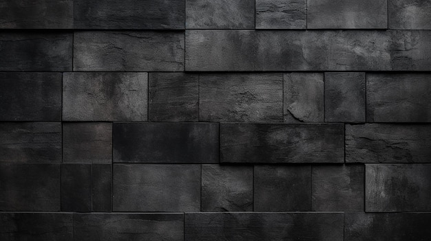 Burnished Black Concrete Block Texture CloseUp