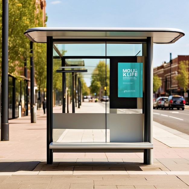 bus stop mockups