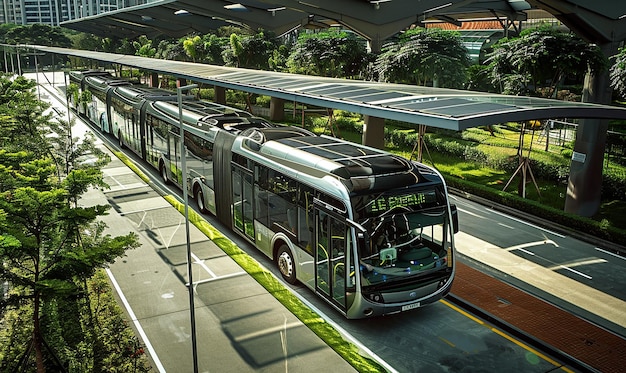 a bus that is on the street with the number 51 on the side