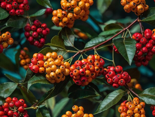 a bush with berries and the word  berries  on it