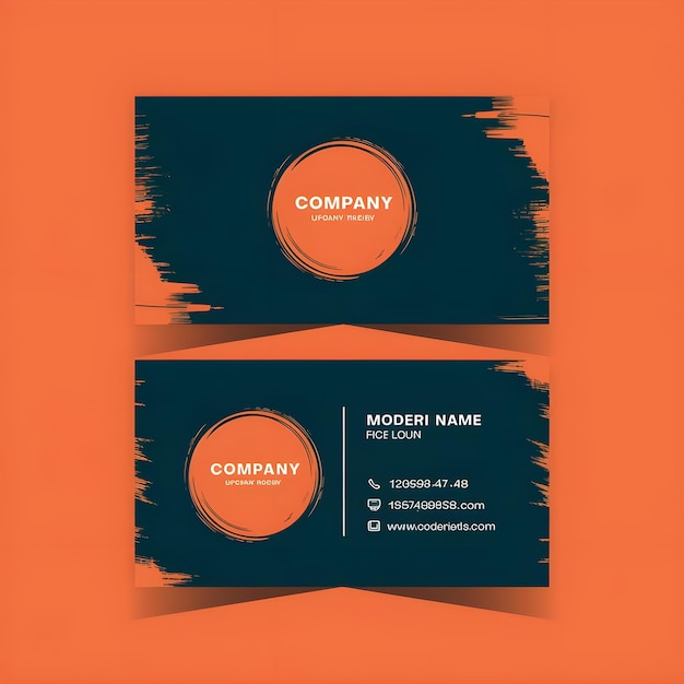 Photo business card design