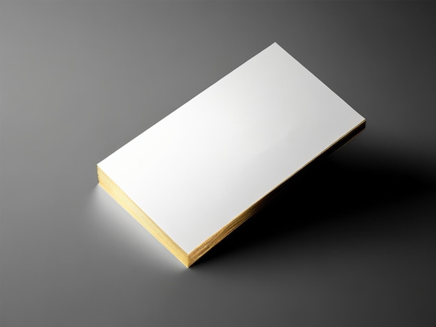 business card mockup elegant modern