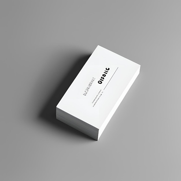 Photo business card mockup