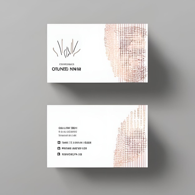 Photo business card mockup