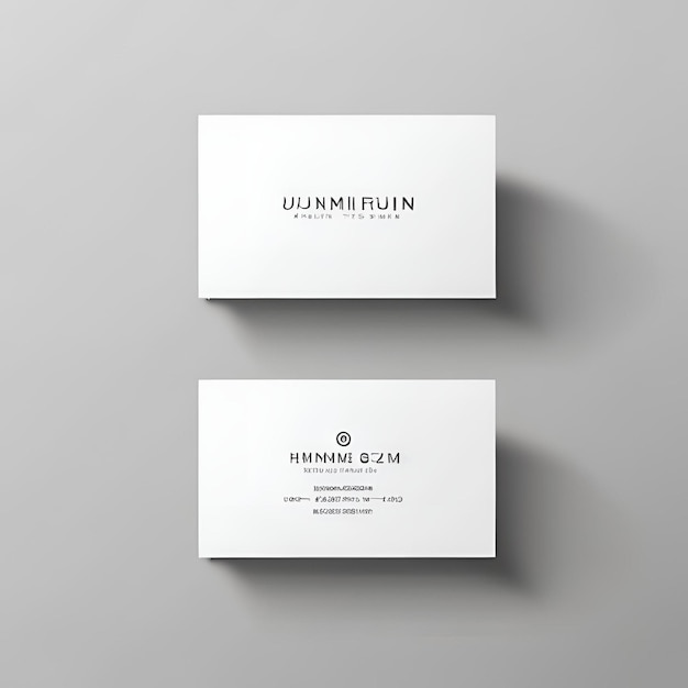 Photo business card mockup