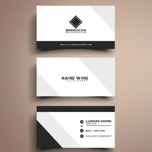 Business card template