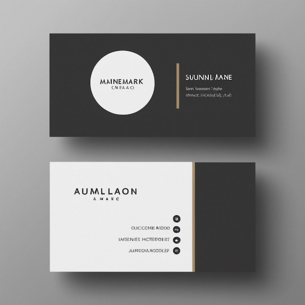 Business card template