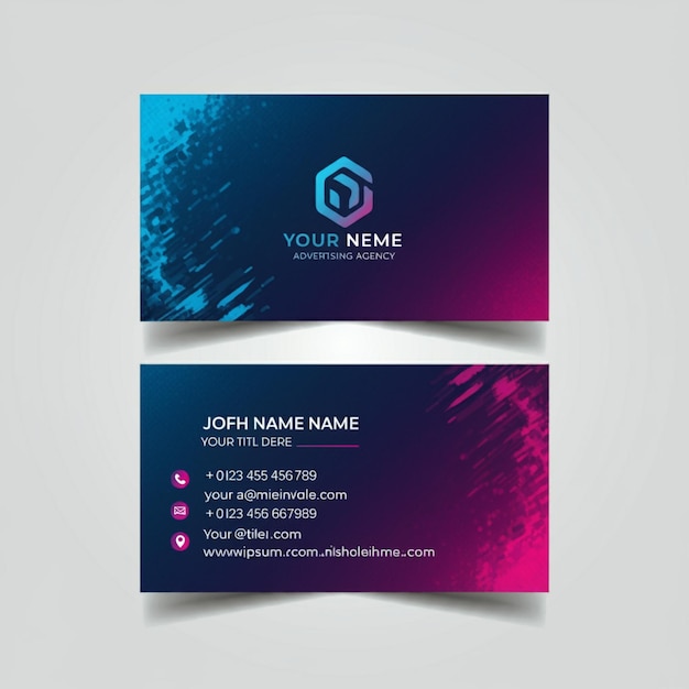 a business card with a logo for a company called a company name