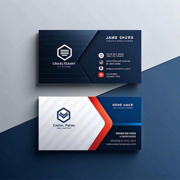 a business card with the name quot for a company called quot for a company quot