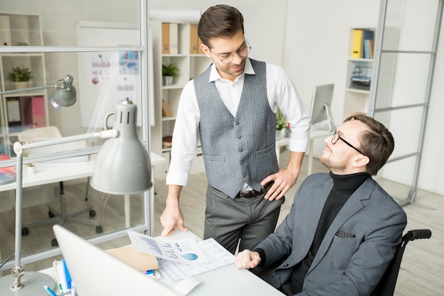 Business coworkers working in team