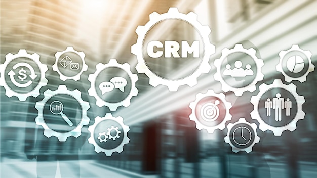 Business Customer CRM Management Analysis Service Concept. Relationship Management.