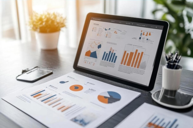 Business Data Analysis on Tablet