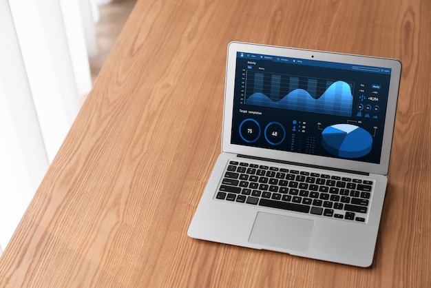 Business data dashboard provide modish business intelligence analytic