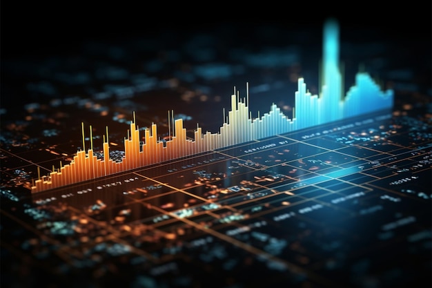 Business and finance strategies shaped by insights from stock market trading charts