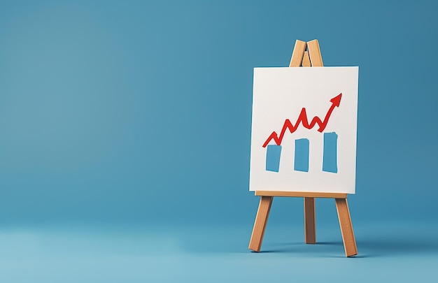 Photo business growth chart graph