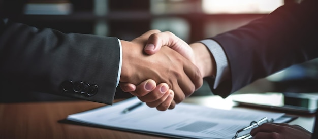 Business Handshake A Deal Sealed with Trust