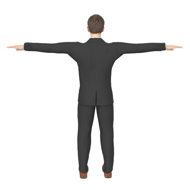 Business man 3d modelling