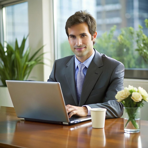 Business Man in Suit Photo