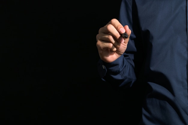 business man using a pen