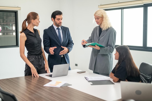 Business meeting concept Business people working in conference room