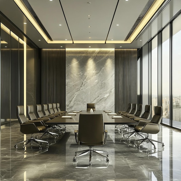 Business meeting office room