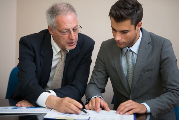 Business people at work in their office