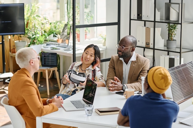 Business people working in team at office