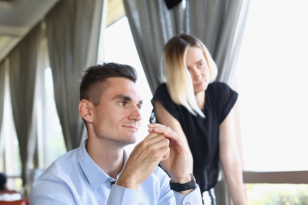 business people working together on a project