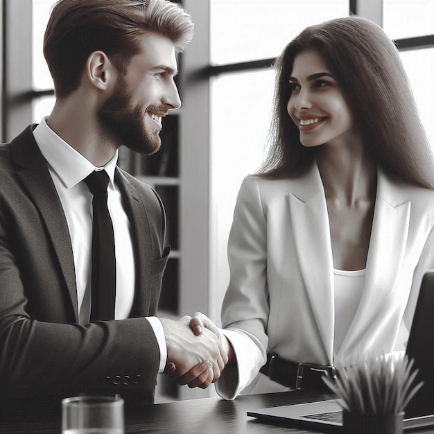 Business Professionals Handshake