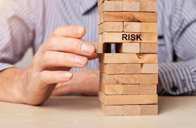 Business risk and insurance concept