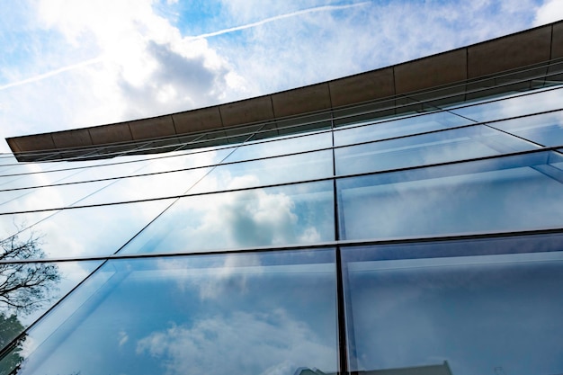 business street exterior with sun rays