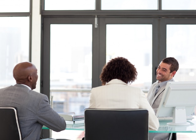 Business team in a meeting